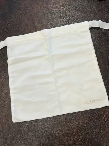 THE ROW FLANNEL SHOE BAG