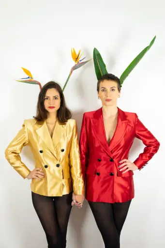 1990s Yves Saint Laurent red blazer