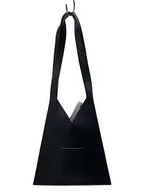 【中古】MM6◆ハンドバッグ/--/BLK/無地/SB6WD0012【バッグ】