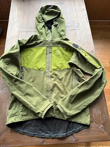 Arc’teryx Gamma MX Softshelljakke herre M med hette, grønn