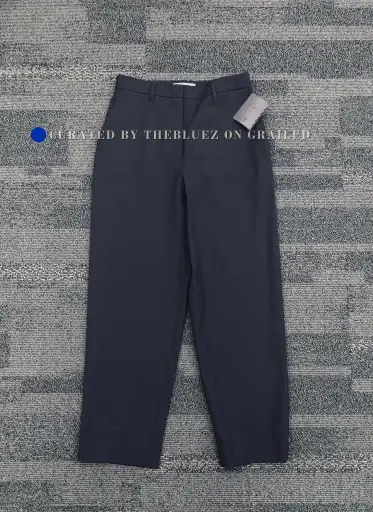 Prada Navy Straight Leg Casual Trousers