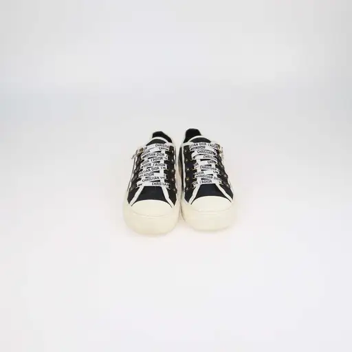 Christian Dior Black Canvas Walk n' Dior Low Top Sneakers