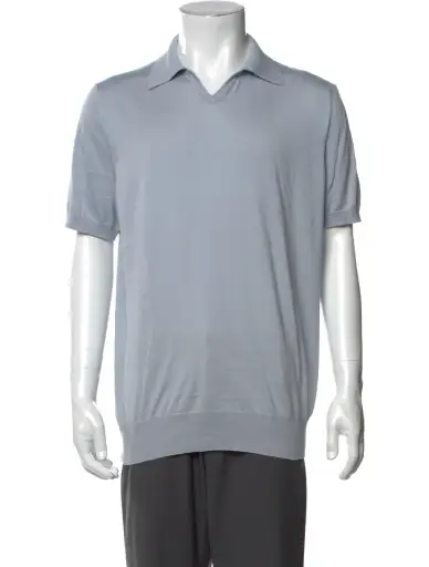 Collar Short Sleeve Polo Shirt