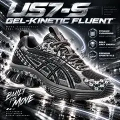 ASICS　US7-S GEL-KINETIC FLUENT