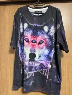 MILKBOY 宇宙柄 ウルフ Tシャツ XL
