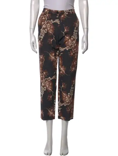 Printed Straight Leg Pants