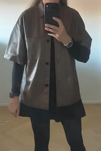 Skindskjorte fra MM6, Maison Margiela