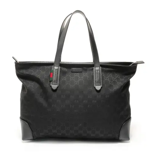 GUCCI GG canvas tote bag Tote Bag black WS28530