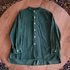 TIGRE BROCANTE 東炊きシャツコール コーデュロイ バンドカラー