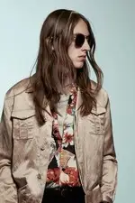USED SAINT LAURENT VACCARELLO ERA BLOUSON, SIZE 46, 2021 SPRING/SUMMER COLLECT