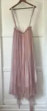 Elena Dawson 100% Silk Tulle Maxi Skirt Size Medium like Paul Harnden Shoemakers