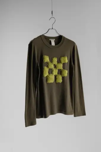 ISSEY MIYAKE 1997 - Faux Fur Flocked Top