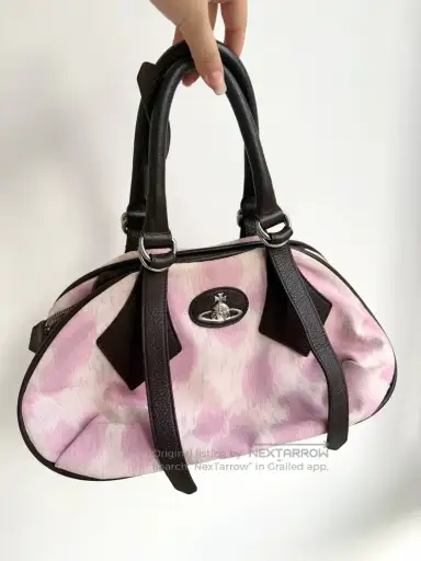 Vivienne Westwood size os Vintage Pink Leopard Print Handba
