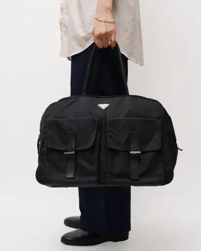 Nylon Boston Bag