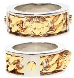 【正規品】VERSACE ヴェルサーチェ チェーン メドゥーサ リング 19