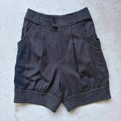 Tsumori Chisato Grey Wool Shorts (2)