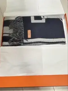 HERMES カシミヤマフラー《サングル》