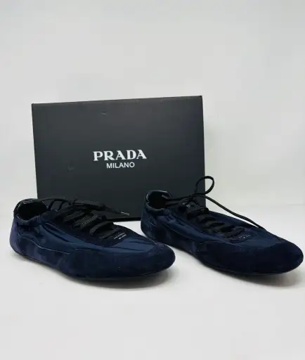Prada LUXURY SHOES Navy 8