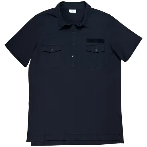 Dries Van Noten Velcro Patch Polo Shirt