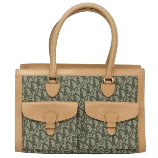 Dior Trotter Double Pocket Vintage Bag Khaki
