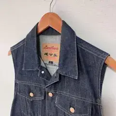 KADOYA デニムベスト Harley-Davidson カスタム L