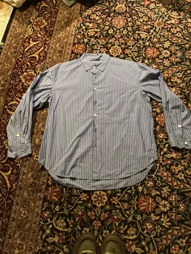 Evan Kinori - Cotton Stripe Big Shirt Two