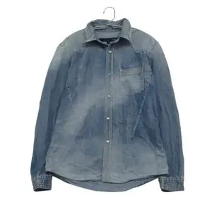 SCHLUSSEL シュリセル 長袖シャツ ワイヤー付き デニムウエスタンシャツ トップス