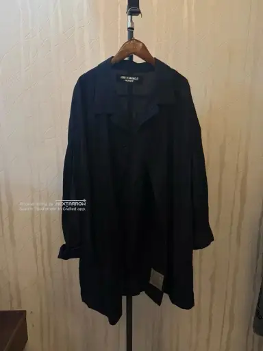 Yohji Yamamoto PRODUCE Black Trench Coat LLLL24