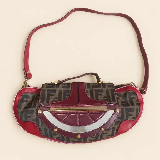 Fendi Zucca Vanity Mirror vintage Y2K tašna