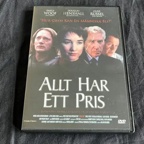 Allt har ett pris (Silent Cry) DVD