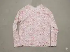 COMME des GARCONS HOMME 総柄 長袖Tシャツ