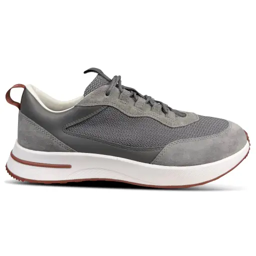 LORO PIANA WEEKEND WALK GREY TRAINER - UK 9 (Fits 9.5) | PRE OWNED