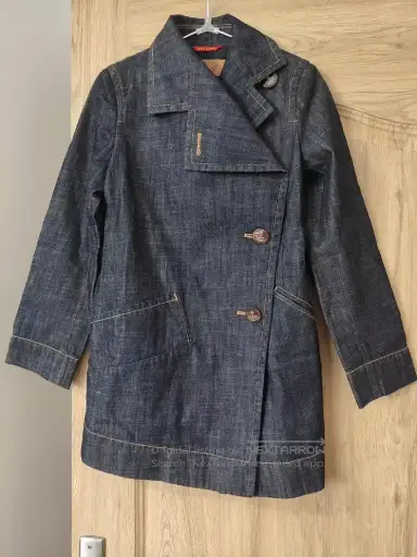 Vivienne Westwood Diagonal button deep blue denim style wi