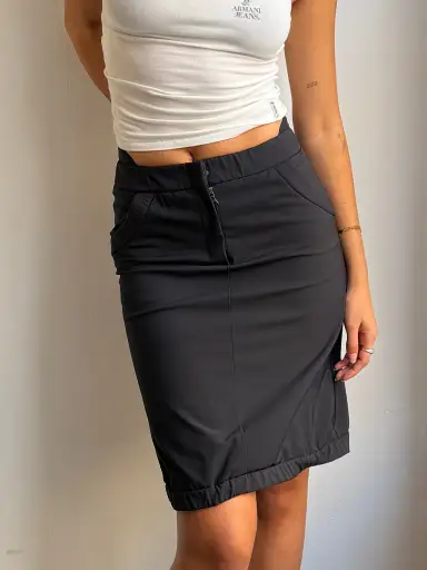 Prada Black Utility Skirt