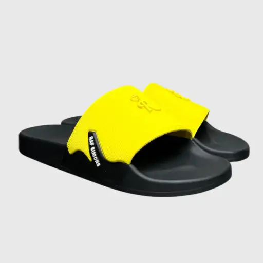Raf Simons Astra Slide 'Yellow Black' Brand New