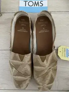 希少！TOMS×COSMIC WONDER久留米絣スリッポン 25.5cm