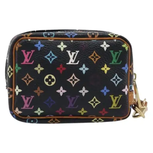 Louis Vuitton Wapity Trousse Monogram Multicolor Black Canvas Clutche & Pouche Bag (Pre-Owned)