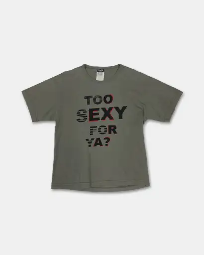 Dolce & Gabbana 2000s Too Sexy For Ya? T-Shirt Green