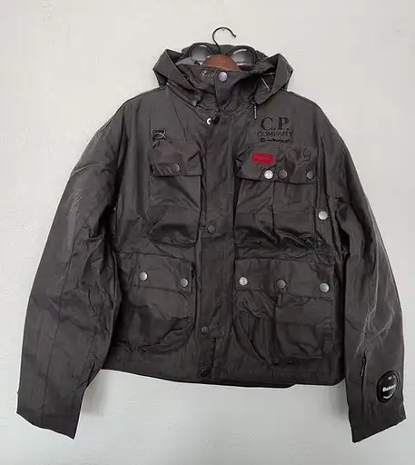 Barbour x C.P. company 500 Mille Miglia wax jacket gogglee