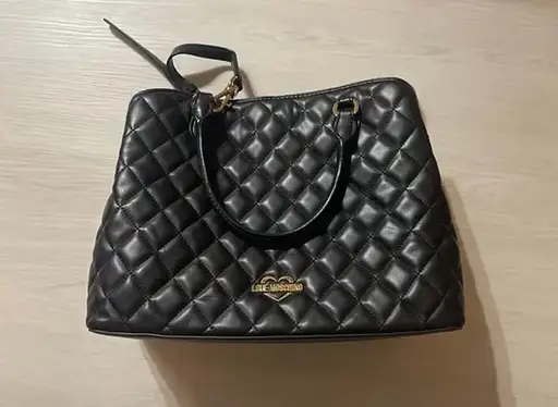 Moschino Love Moschino musta tekonahkalaukku naisille