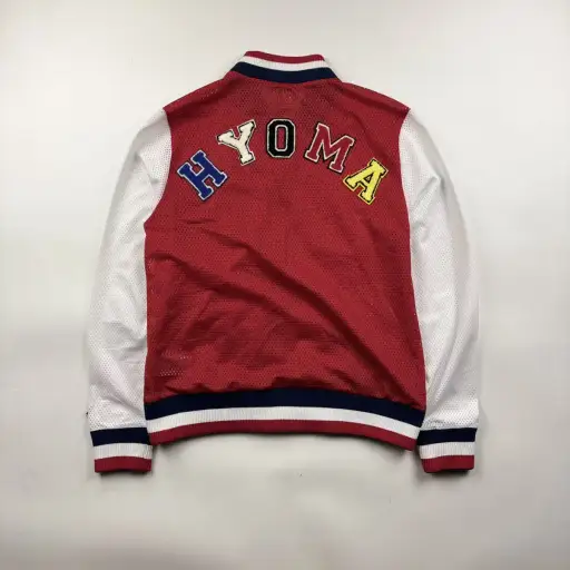 20471120 Hyoma Mesh Varsity Jacket
