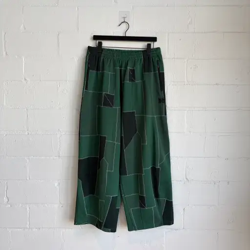 Needles Patchwork Green Sweats