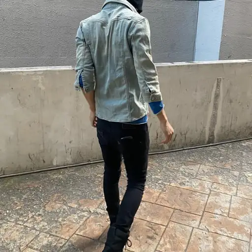(Tornado Mart)00‘s Western Light Wash Denim Jacket