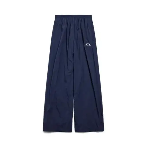 Balenciaga Navy Nylon Track Pants 25SS