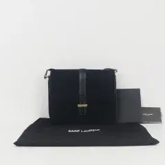 サンローラン モノグラム フラップ デニム ショルダーバッグ 568604