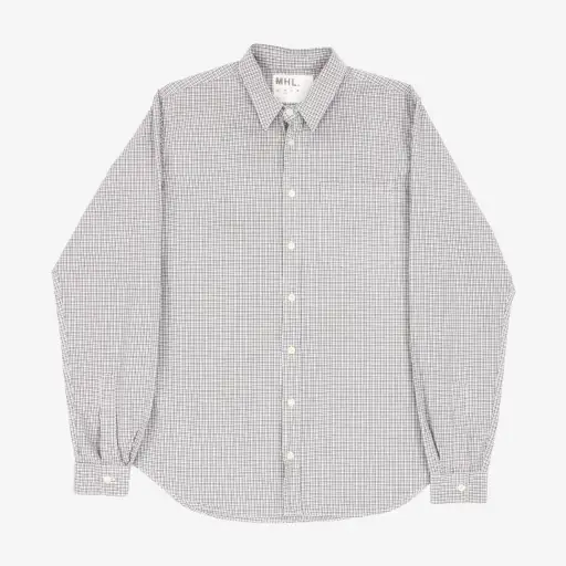 MHL Fine Check Poplin Shirt