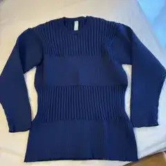 CFCL 長袖 ニット ブルー　美品