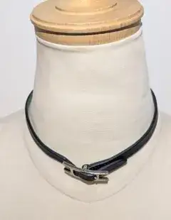 HERMES エルメス　アピ3 チョーカー　ブレスレット　グリーン　シルバー