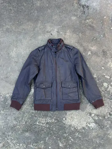 Hysteric Glamour - Leather Flight/Bomber Jacket
