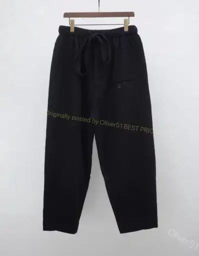 Ziggy Chen 22AW Illusion Cashmere Pants YYYY17/2610